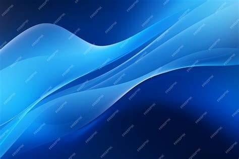 Premium Photo Wave Blue Gradient Modern Abstract Background