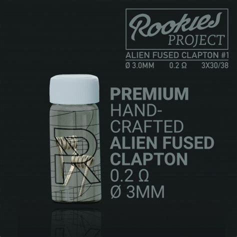 Jual Rookies Project Alien Fused Clapton Ohm Diameter Mm Kawat