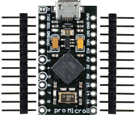 Ard Pro Micro Arduino Mikrocontroller Atmega U Usb Bei Reichelt