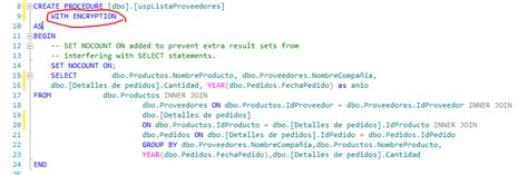 Encriptando Procedimientos Almacenados En Sql Server Sistek Peru