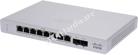 PLC Hardware Cisco MS120 8LP HW Meraki Cloud Managed Switch 8 GbE PoE