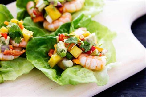 Mango Shrimp Lettuce Wraps The Recipe Critic