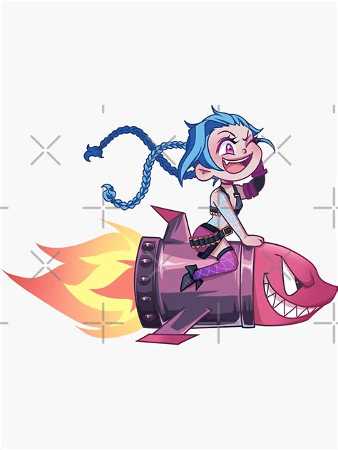 Jinx Sticker Sticker By S2sou Redbubble