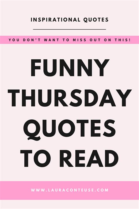 200 Funny Thursday Quotes to Keep You Laughing All Day