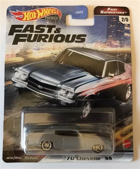 HOT WHEELS Fast Furious Chevelle Ss Car Loose Grey Paint PicClick UK