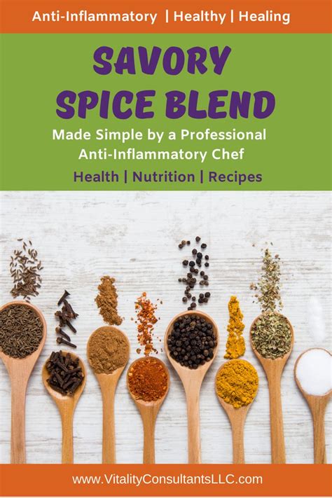 Savory Spice Blend Vitality Consultants Recipe In 2021 Spice