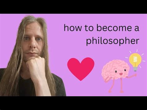 How To Become A Philosopher Youtube