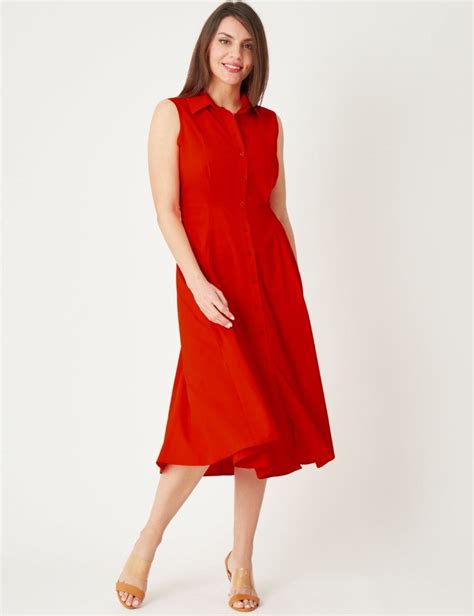 Sana Dress Robe Chemise Longue En Coton Ms Marion