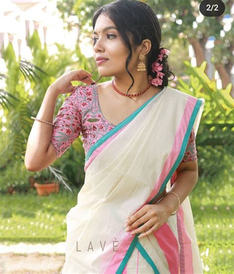 Kerala Saree Blouse Designs Cotton Saree Designs Half Saree Designs