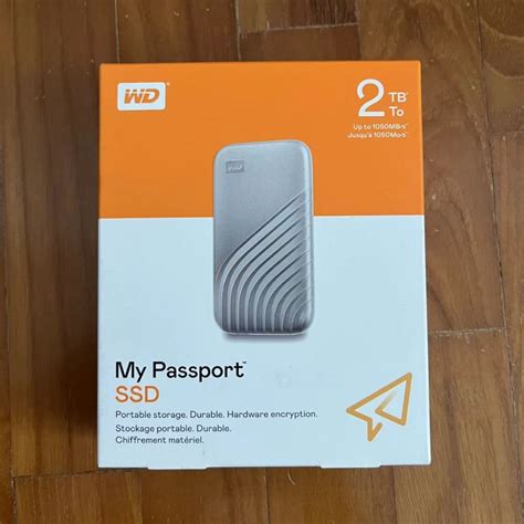 Western Digital Wd My Passport Ssd Nvme External Portable