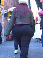 Incredible Wide Mushroom Booty Latina In Black Pants Phatassvision
