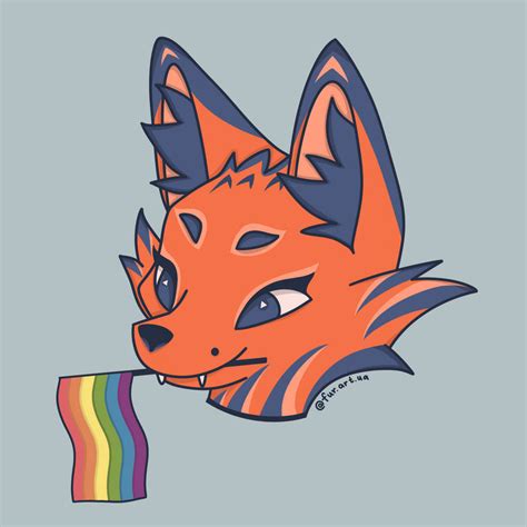 Furry Art Fox Pride 2023 By Npryt On Deviantart