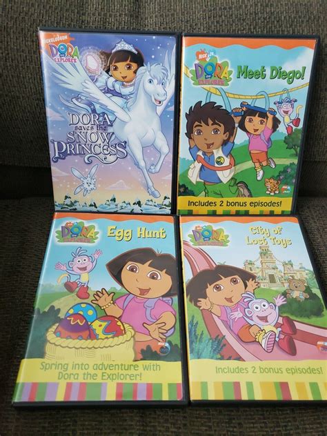 Dora The Explorer 4 Dvds