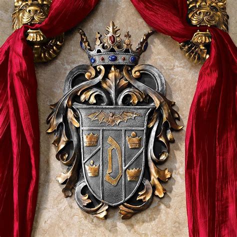 Count Draculas Coat Of Arms Vampire Decor Coat Of Arms Count Dracula