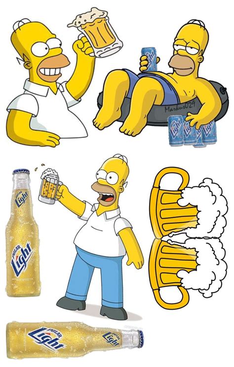 Homero Simpson Cerveza Polar Light