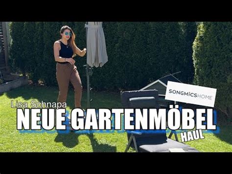 Neue M Bel Gartenm Bel Sonnenschirm Aldi Haul Alltag Vlog