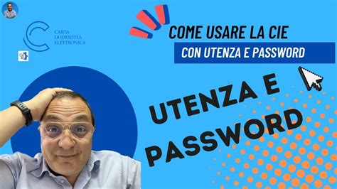 Come Usare La CIE Con Solo Utenza E Password YouTube