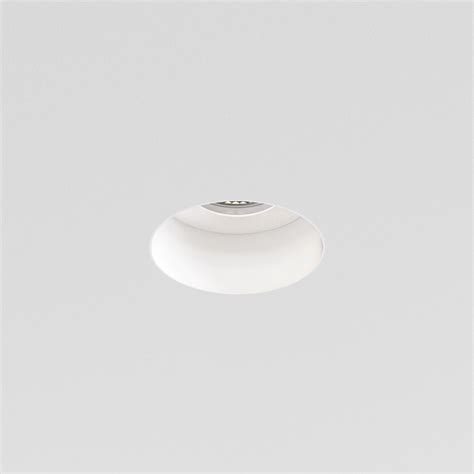 Astro Trimless Slimline Round GU10 Matt White Fire Rated Bathroom