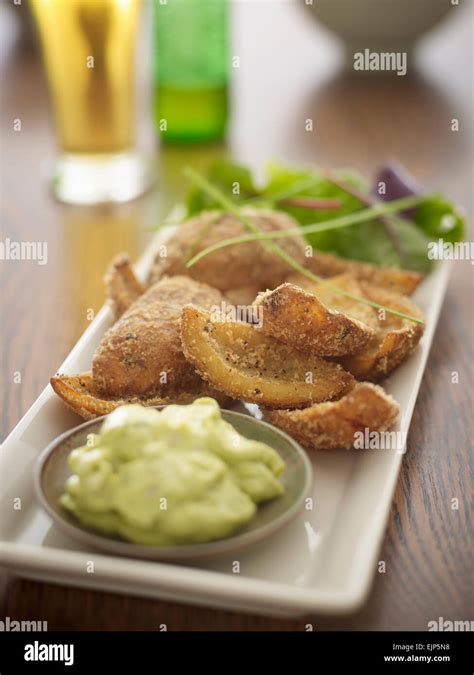 Crispy Potato Skins Stock Photo Alamy