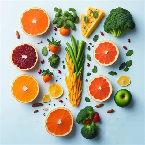 Premium Photo | Several healthy fruits and vegetables