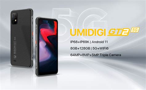 Amazon UMIDIGI Bison GT2 5G Rugged Smartphones Unlocked 8G 128GB