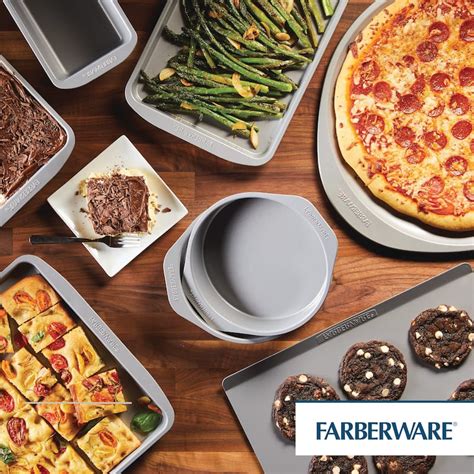 Farberware Golden Bake Bakeware Nonstick Rectangular Cake Pan With Lid