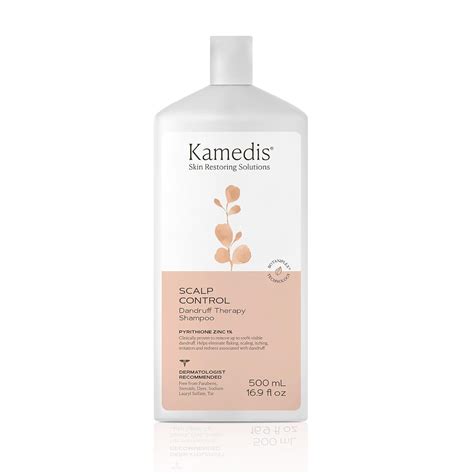 Kamedis Anti Dandruff Therapy Shampoo For Itchy Flaky Sensitive Scalp And