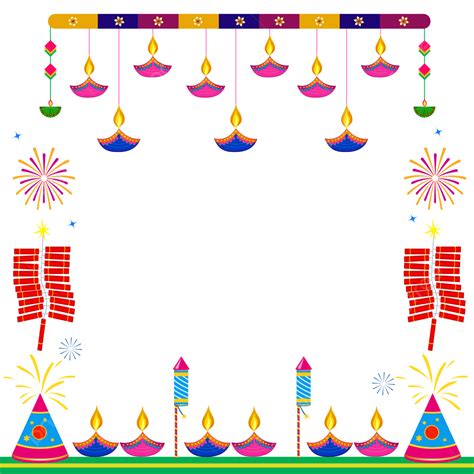 Diwali Crackers Vector Art Png Happy Diwali Decorative Diya Cracker