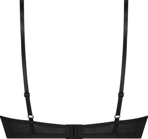 Hunkemöller Dames Lingerie Niet voorgevormde beugel bh Lillian Zwart maat B bol
