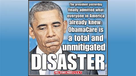 Obama Admits Obamacare Is A Disaster Youtube