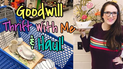 Goodwill Thrift With Me Thrift Haul Thrifting For Vintage To Resell On Ebay And Etsy Youtube