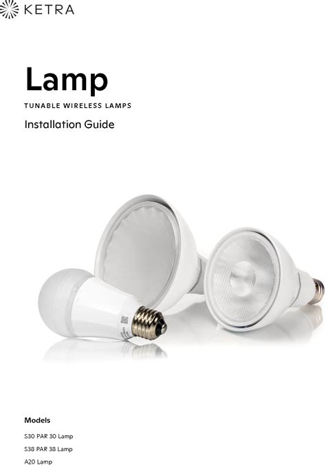 Lutron Electronics Wireless Control Lamp User Manual