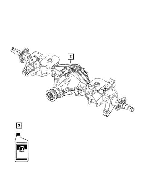 Ram Rear Complete Axle Assembly Al My Mopar Parts