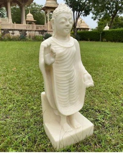 Multicolor Handmade Marble Standing Buddha Statue Sizedimension 12 72 Inches At Rs 12000 In