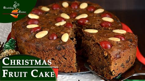 Christmas Cake Part Traditional Fruit Cake On Gas Stove Indian Plum