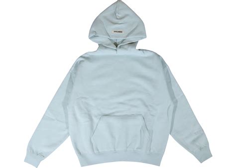 FEAR OF GOD ESSENTIALS 3M Logo Pullover Hoodie Blue - FW19