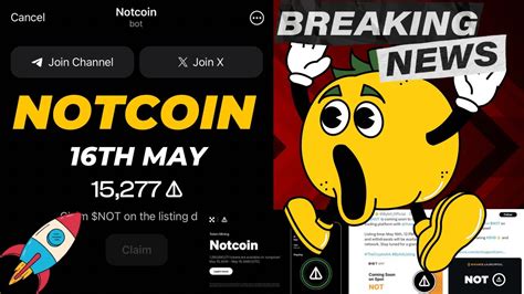 Notcoin Finally Here Going To List On Binance Bybit Okx Exchange