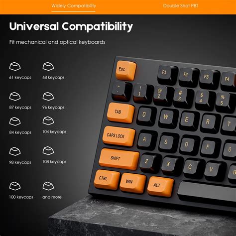 Pbt Keycaps Set Keys Csa Profile Doubleshot Custom Keycaps For