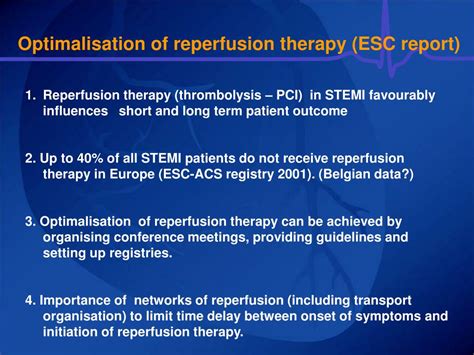 Ppt Registry And Benchmarking As Tool For Quality Assessment In Stemi