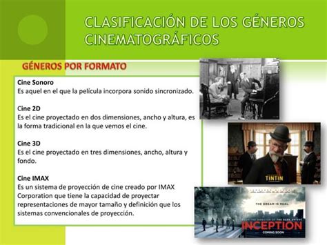 Clasificaci N De Los G Neros Cinematograficos Ppt