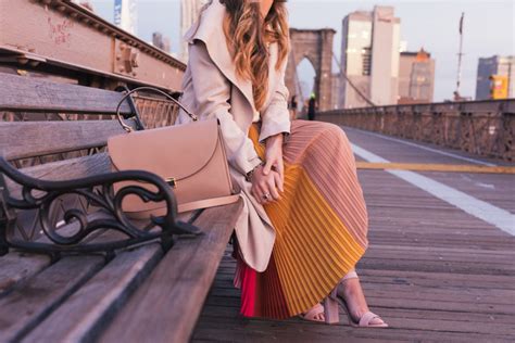 Pleated Skirt Ivory Blouse Hello It S Loh