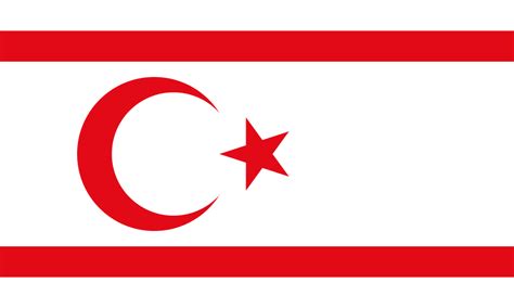 Turkish Republic of Northern Cyprus flag color codes