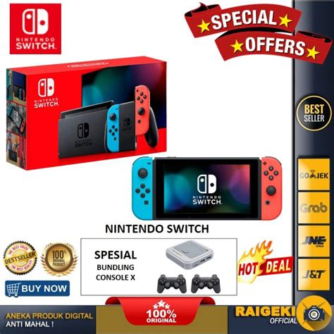 Nintendo Switch Console V Mario Red Blue Edition Free Super Console