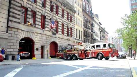 New York Fdny Engine 7 Ladder 1 Battalion 1 Everybody Goes Hd Video Youtube