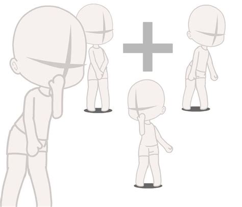Poses Gacha Club | Anime Poses Reference
