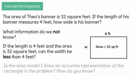 M4l12 Solve Word Problems Involving Area Youtube