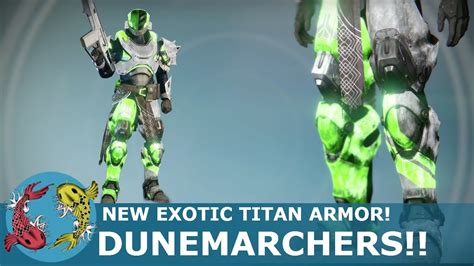 Destiny How To Unlock Dunemarchers Exotic Titan Leg Armor