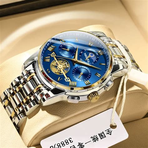 Nibosi Mens Watches Top Brand Luxury Business Fashion Watch For Men