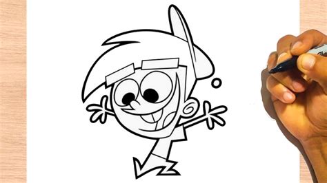 How To Draw Timmy Turner Fairly Oddparents Easy Drawing Step By