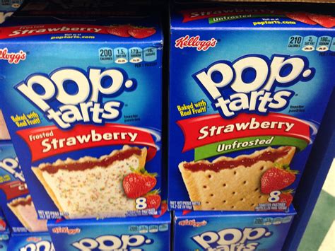 Unfrosted Strawberry Pop-Tarts have MORE calories than Frosted ...